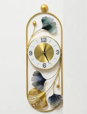 Modern Metal Wall Art Clock