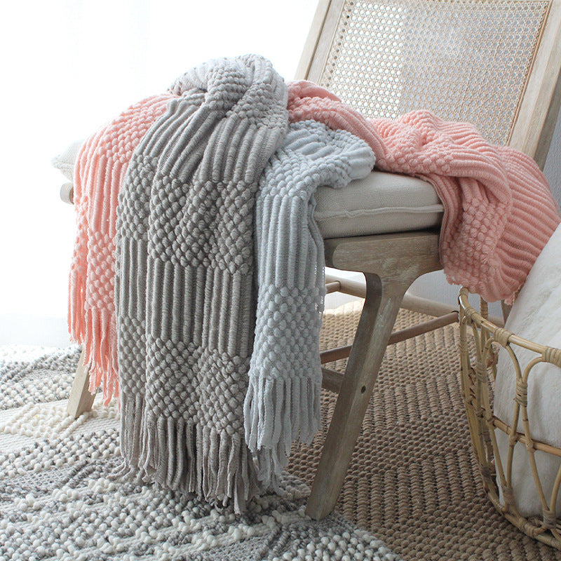 Nordic Knitted Throw