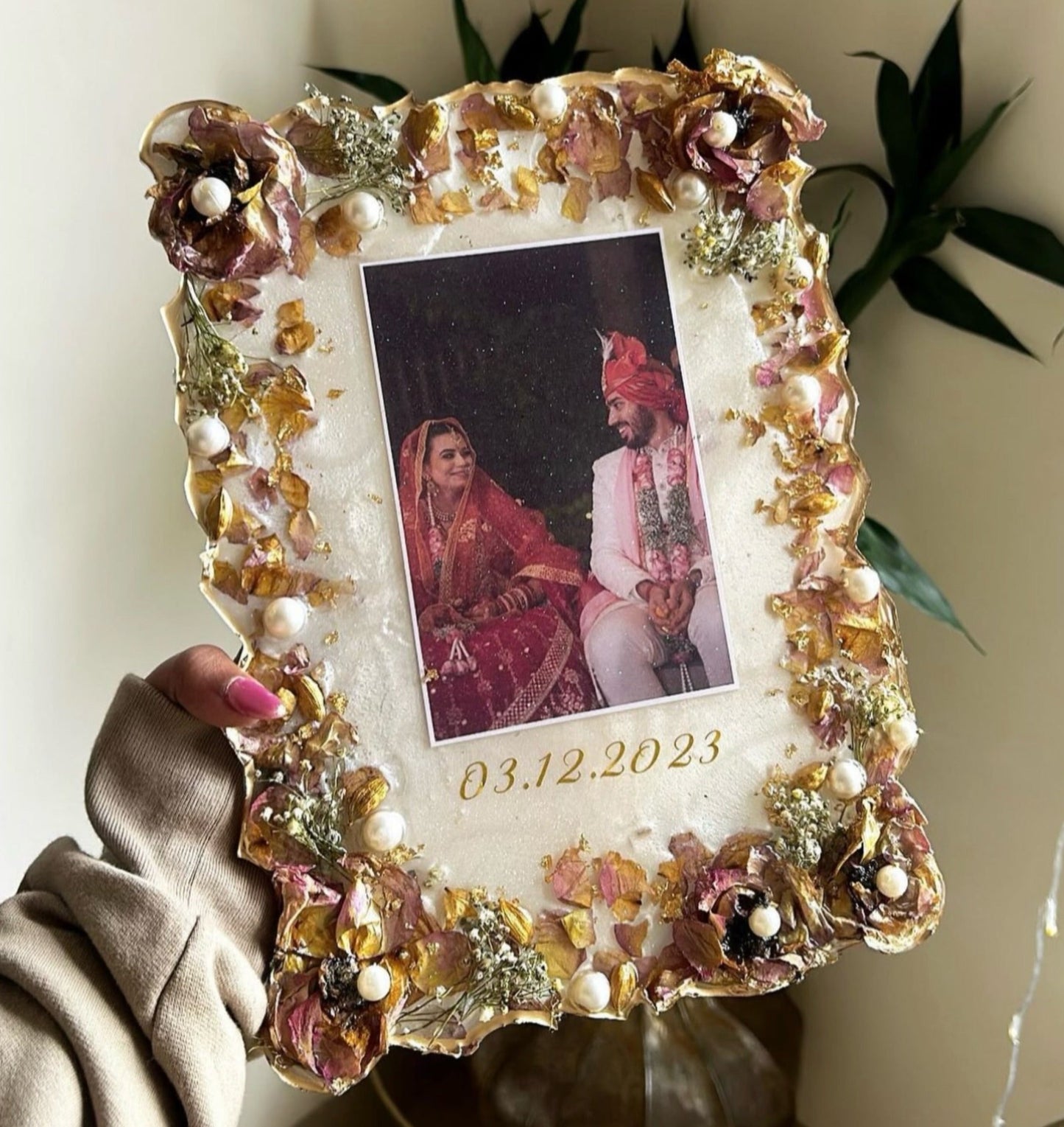 Customised Flower Preservation Photo Frame