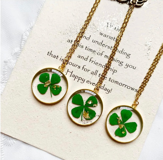 Rare 4 Leaf Clover Pendant