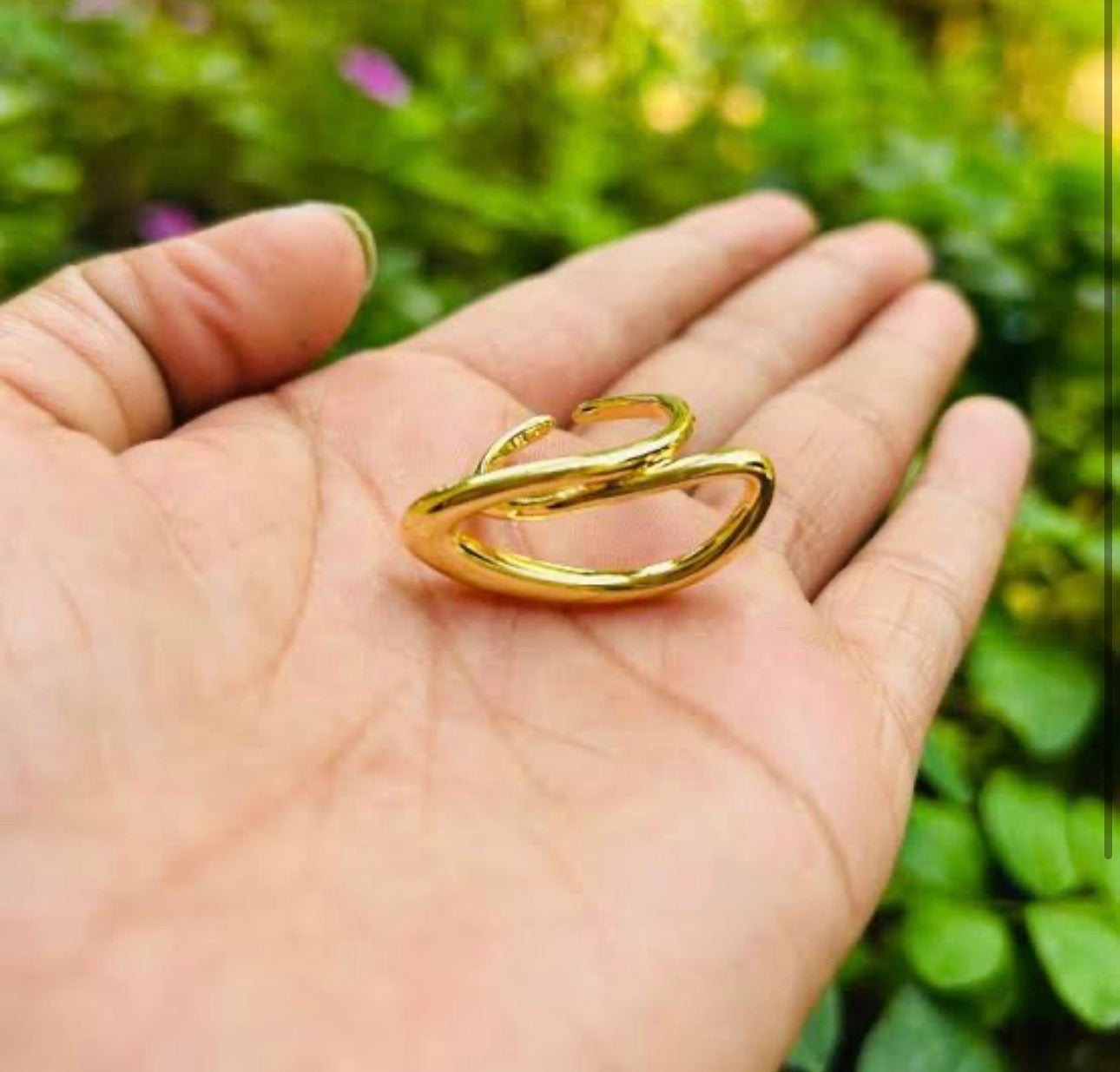 Minimalist Quirky Statement Ring