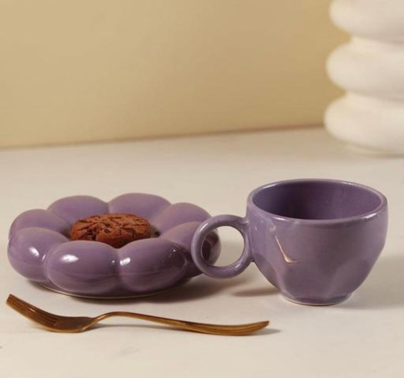 Bubble Mug & Saucer Set