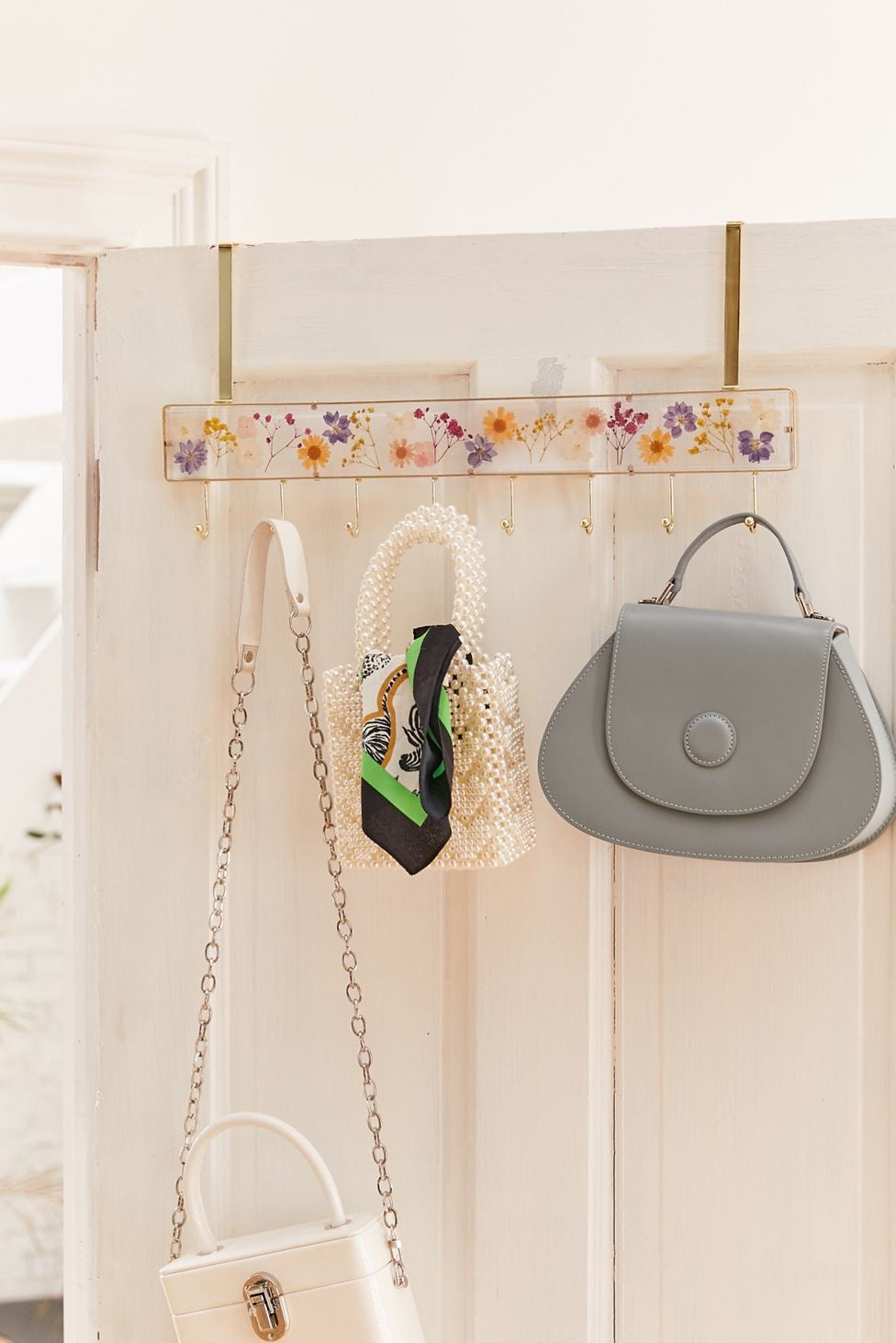 Multipurpose floral wall mounted hook