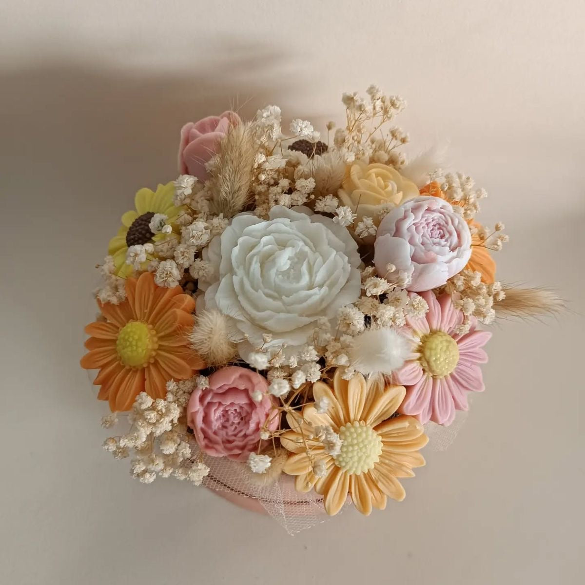 Luxe Assorted Candles Bouquet Gift Box