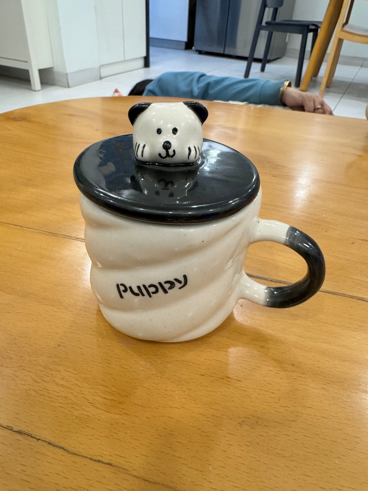 Cute Dog Mug with Lid