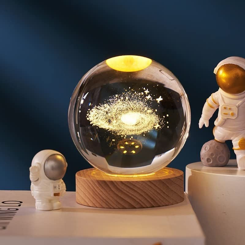 3D Crystal Ball LED Night Light