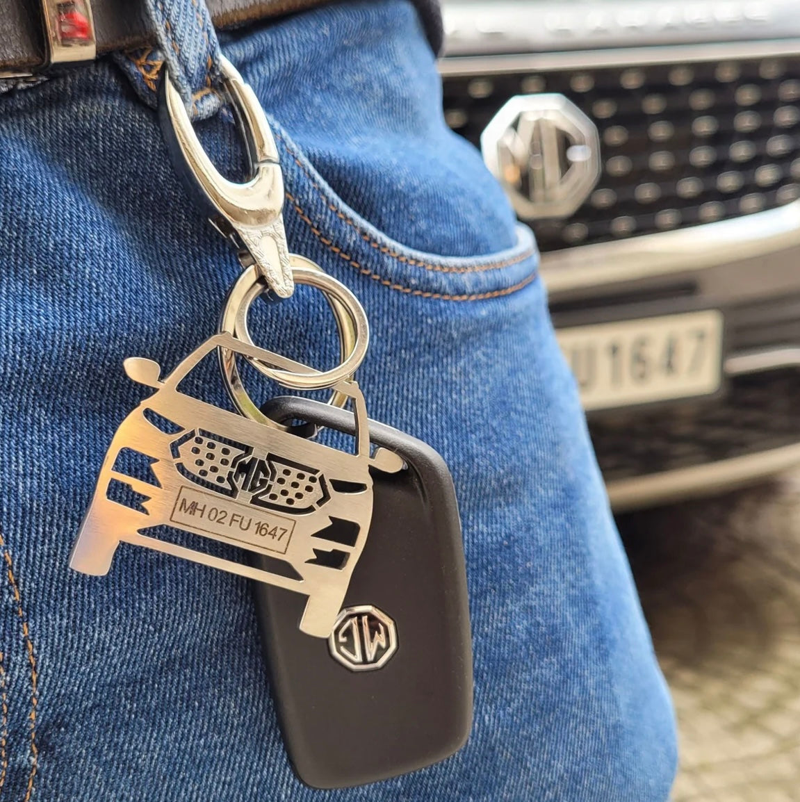 Personalised Car Keychain