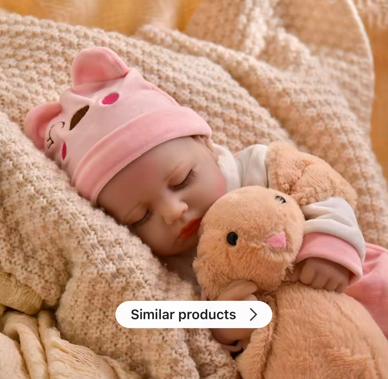 Realistic Newborn Baby Reborn Silicone Doll