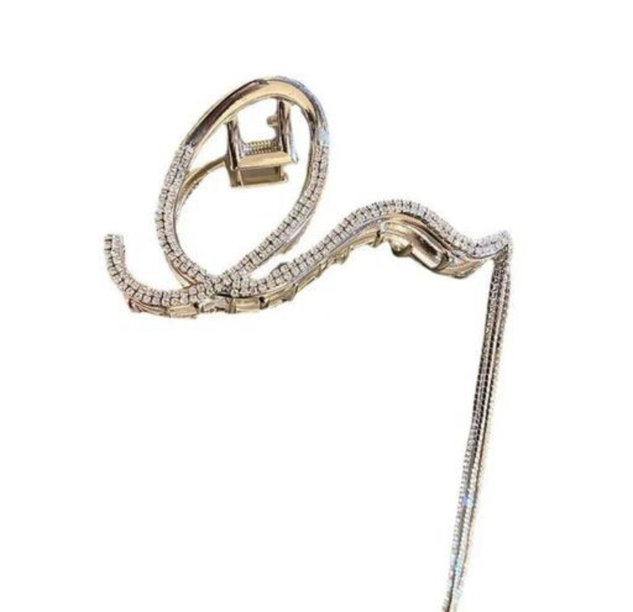 Blingy Rhinestones Metal Hairclip / Clutcher / Claw