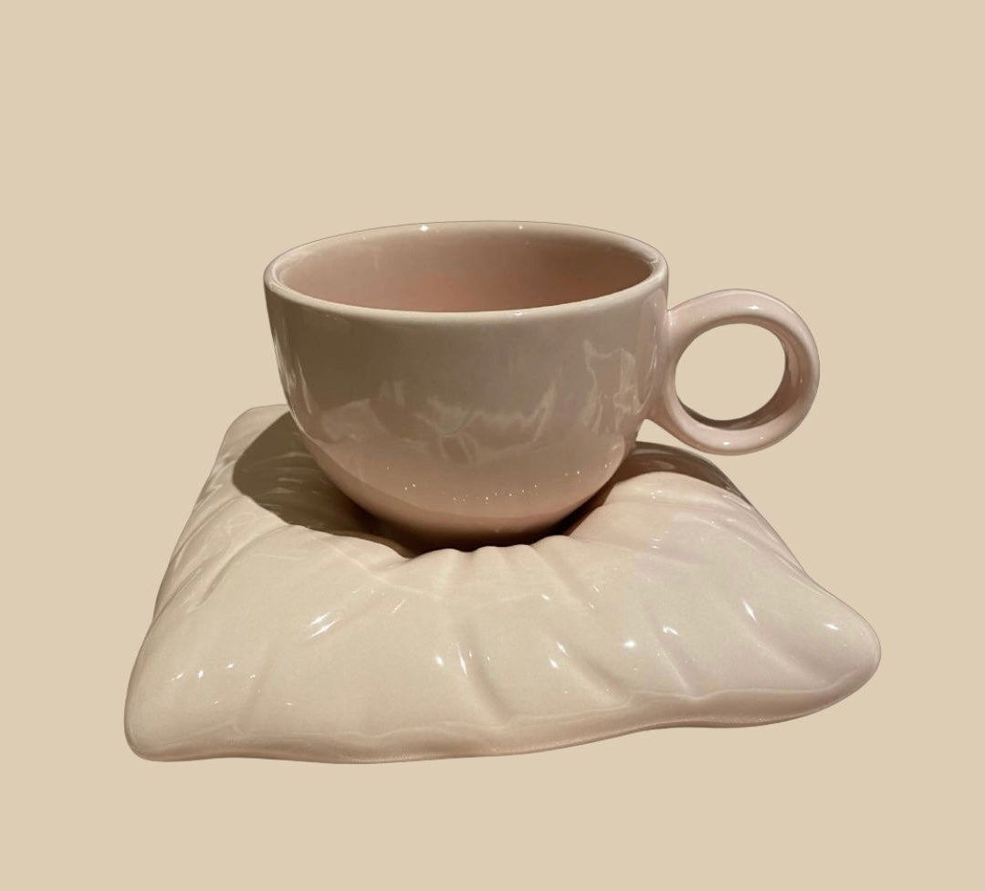 Pinterest Pillow Mug & Saucer Set