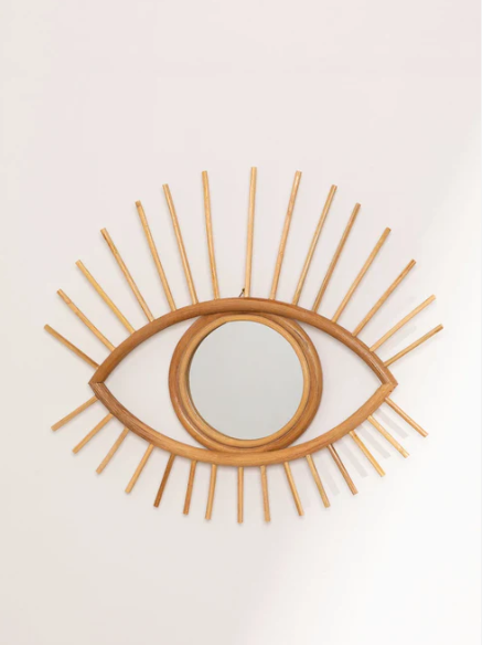 Bamboo Eye Wall Mirror