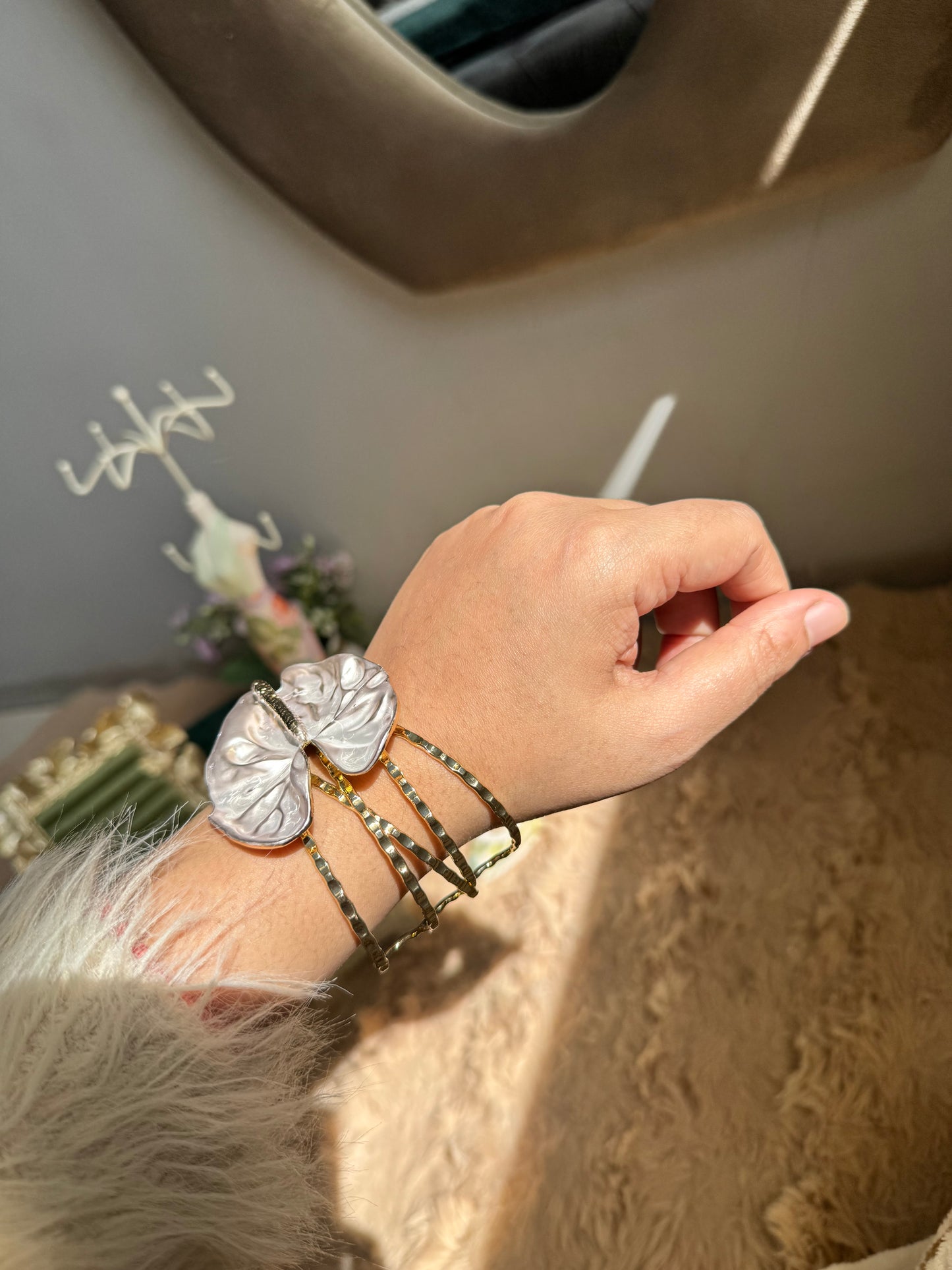 Premium Metal Cuff Statement Adjustable Bracelet