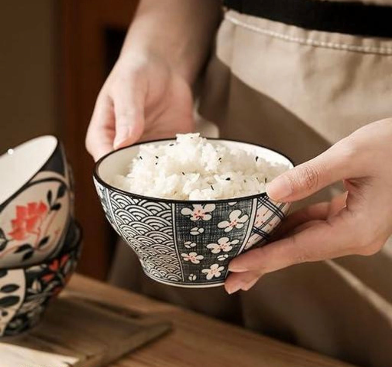 Porcelain Dessert Bowls - Set of 6