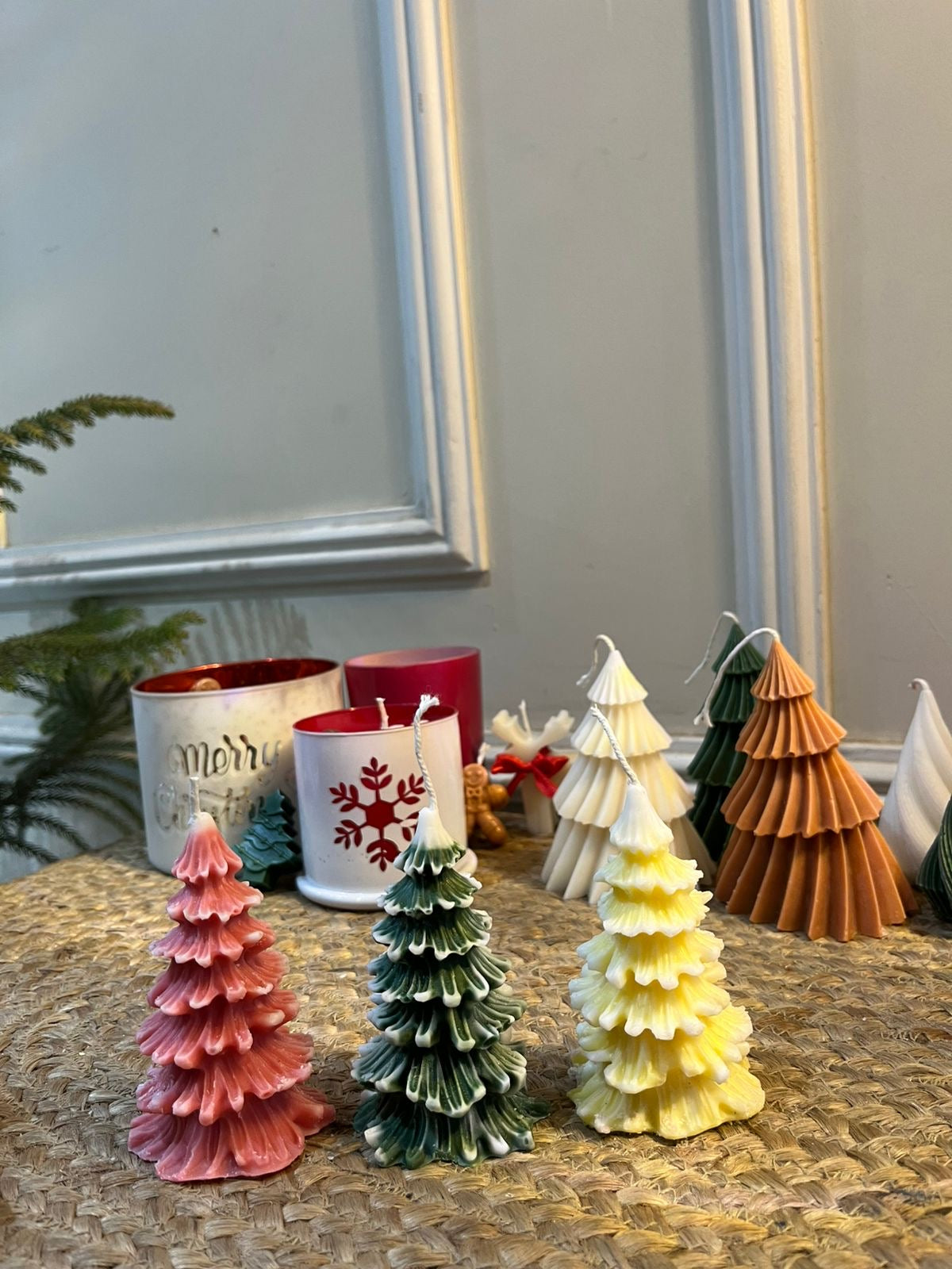 Decorative Christmas Tree Candle