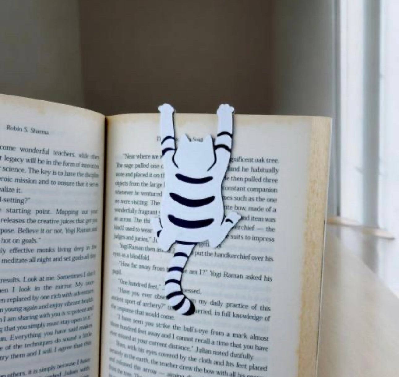 3D Hanging Cats Bookmarks - Set of 2