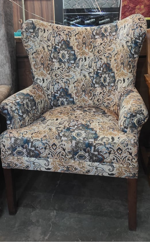 Printed Large Accent Lounge Chair