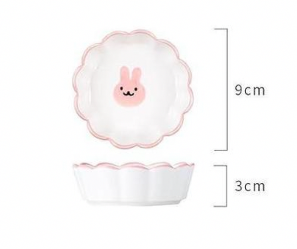 Cute Cartoon Ceramic Snack Bowls