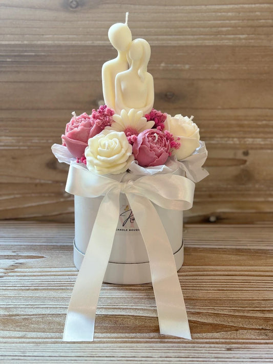 Luxe Assorted Candles Bouquet Gift Box