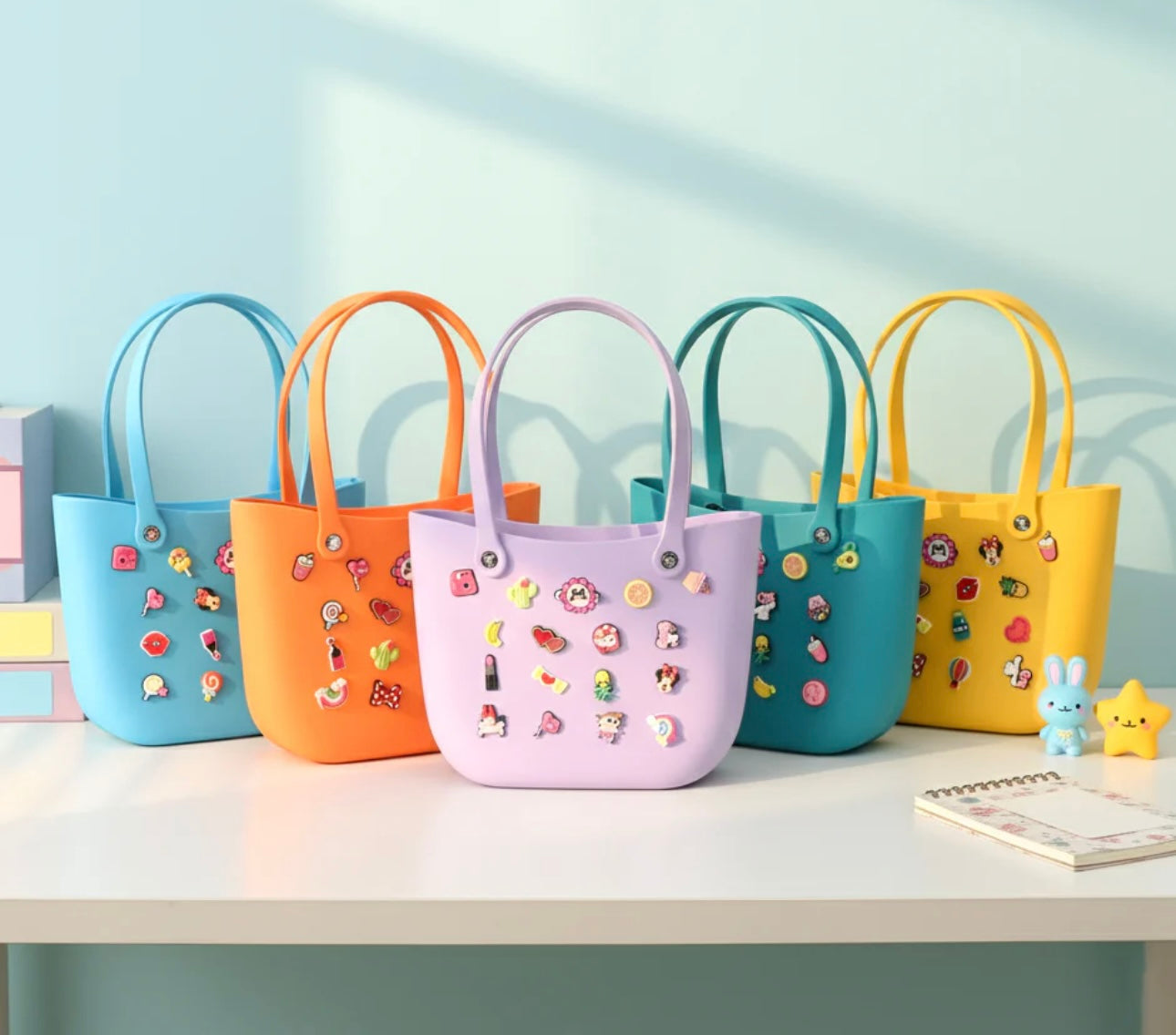 Premium Large Beach Bag / Silicone Crocs Bag