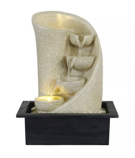 Elegant Decorative Fountain with Cascading Bowls