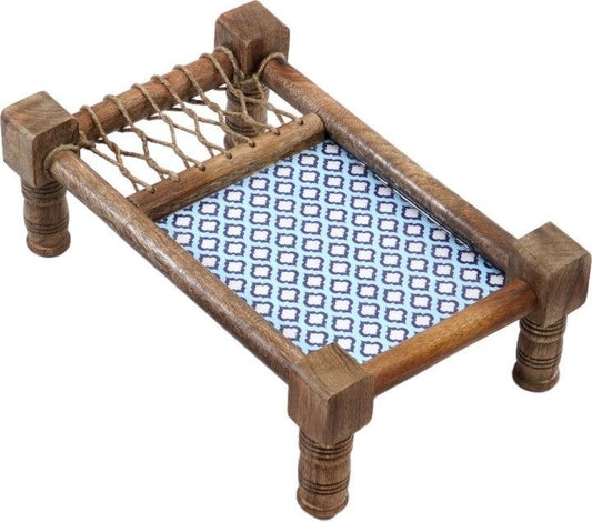 Wooden Khatiya/Cot Platter cum Serving Tray
