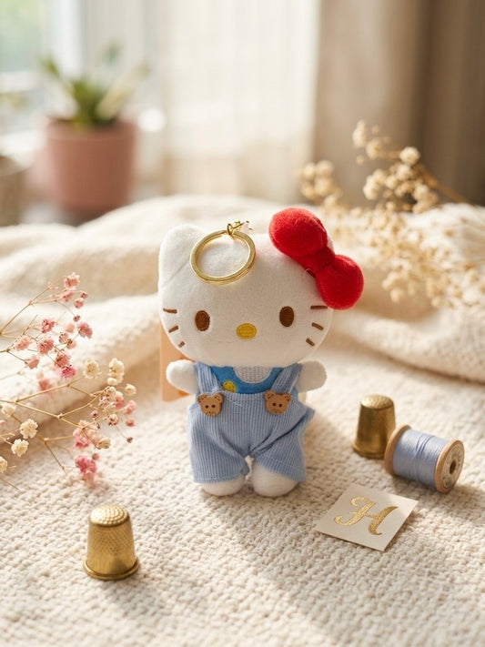 Cute “Hello Kitty” Plushy Keychain /Bag Charm