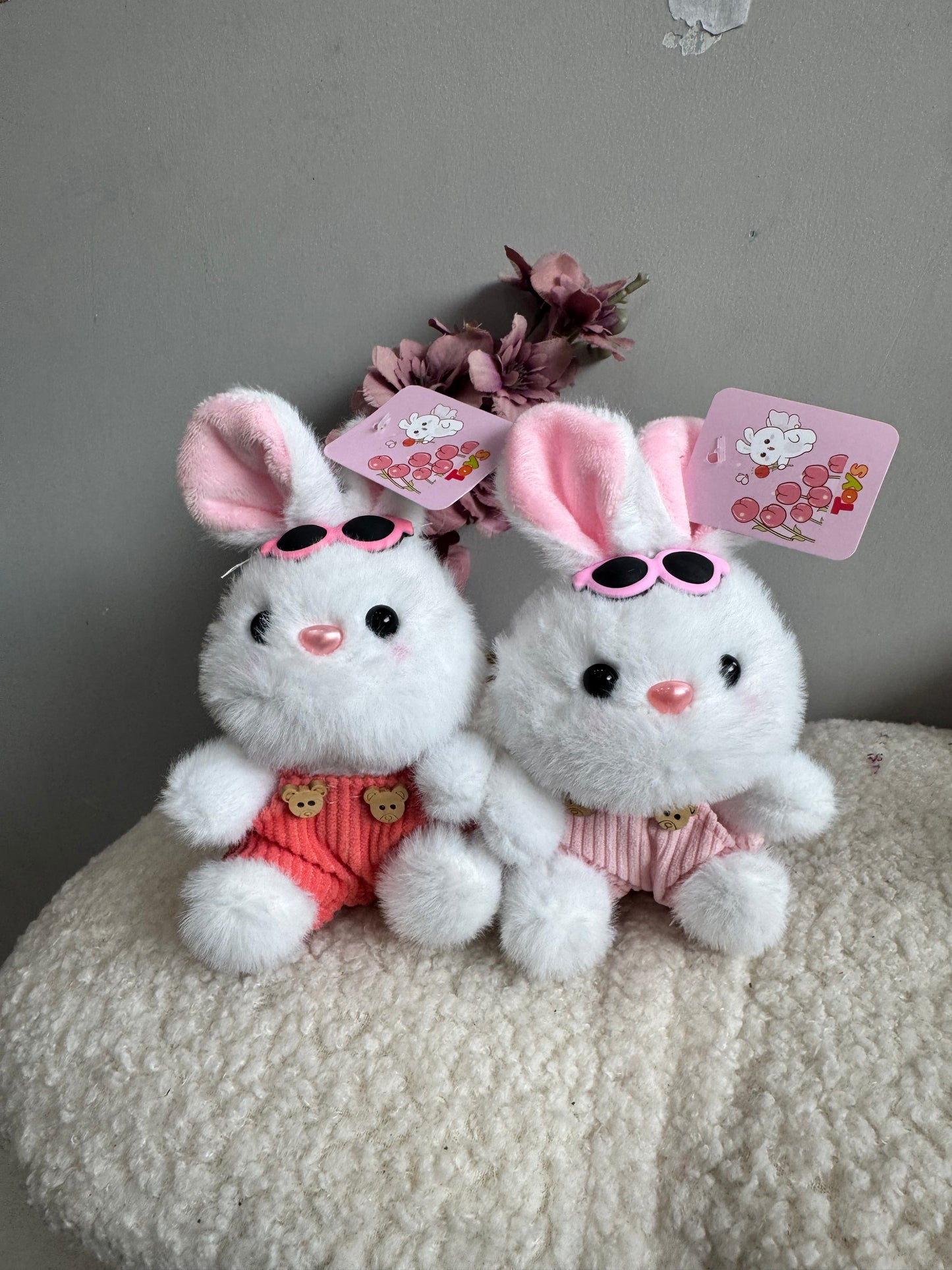 Cute Bunny Plushy Keychain/Bag Charm