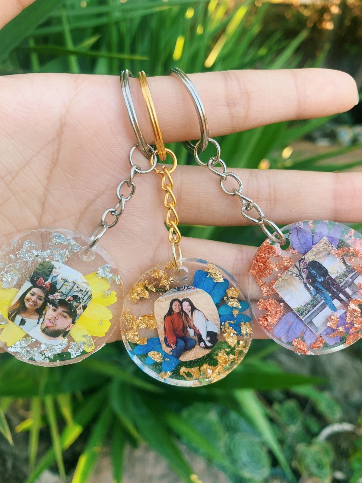 Customised Photo Keychains – Dainty Little Shop