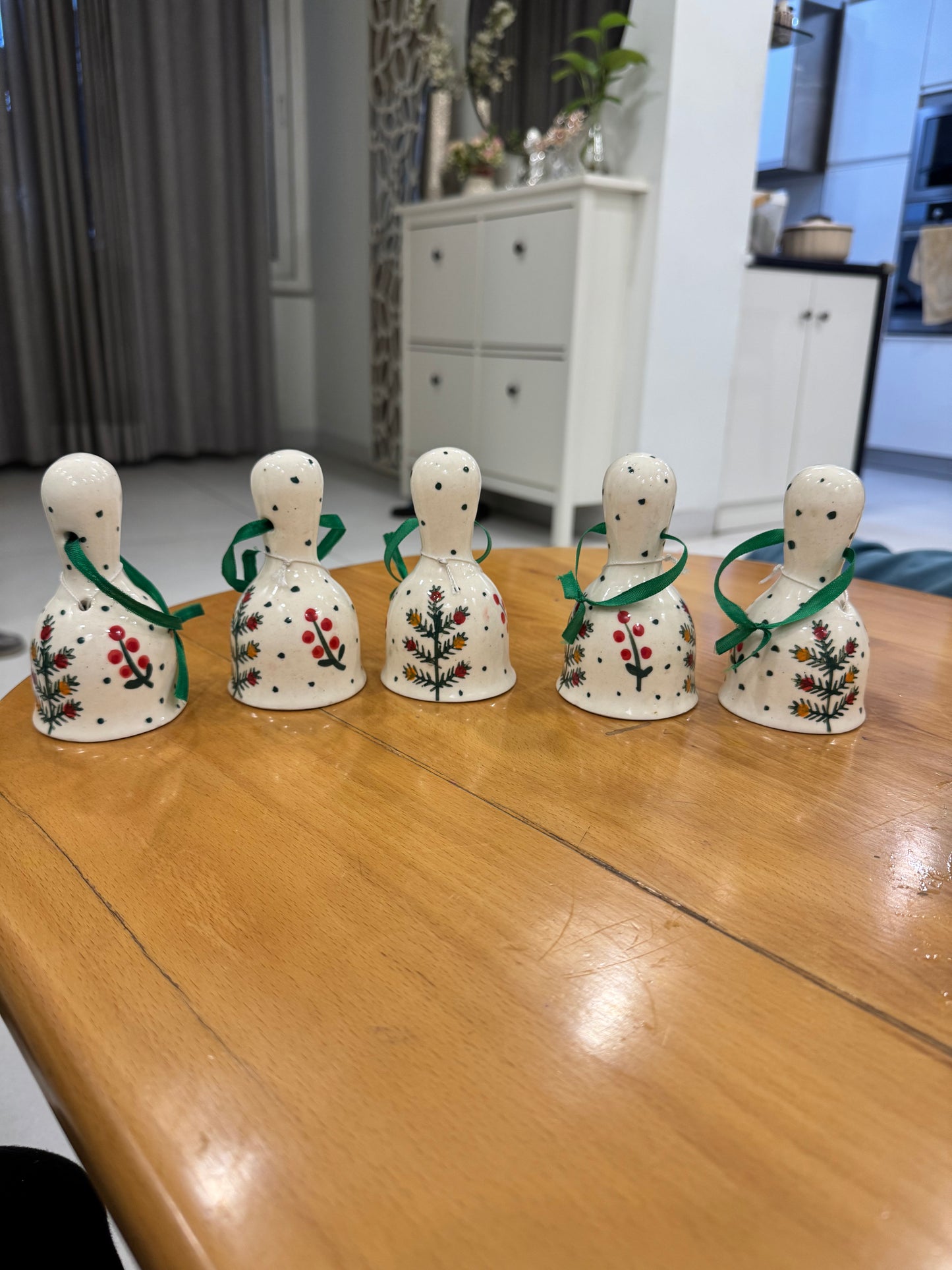 Decorative Ceramic Christmas Bells
