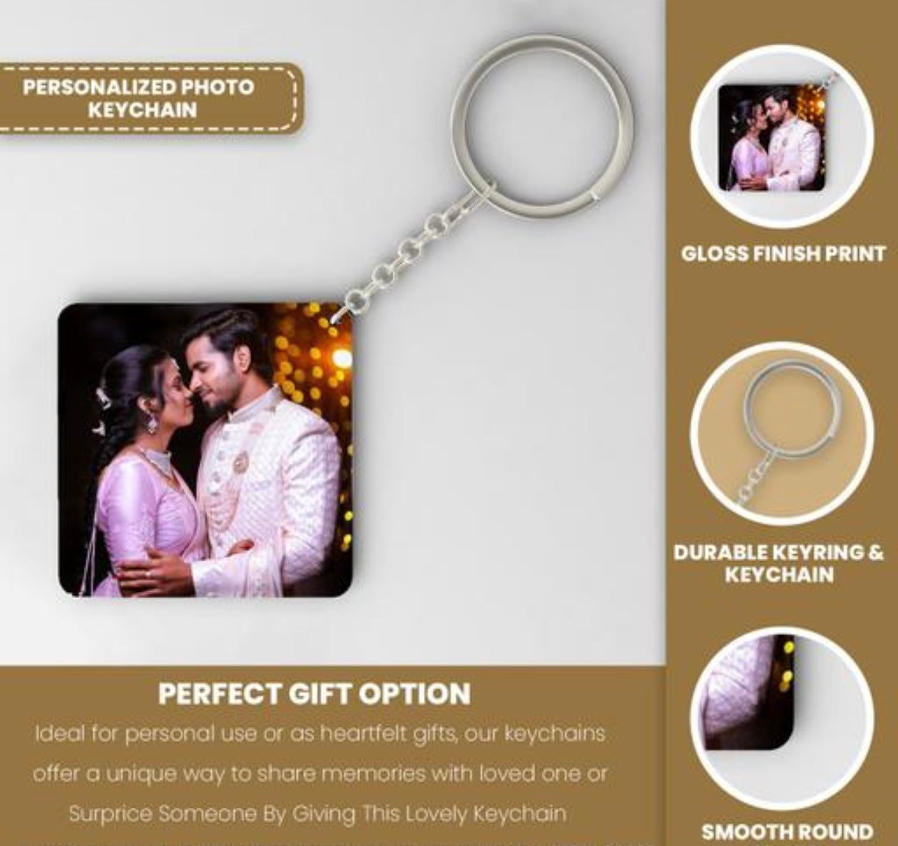 Customised Photo Keychain