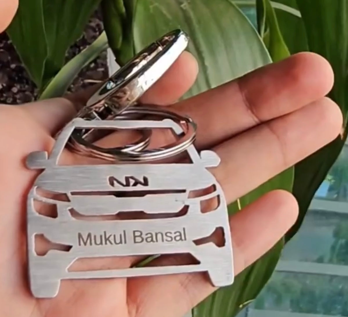 Personalised Car Keychain