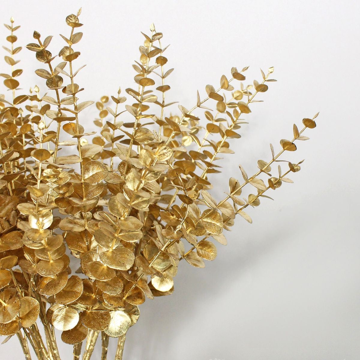 Premium Artificial Gold Eucalyptus Bunch