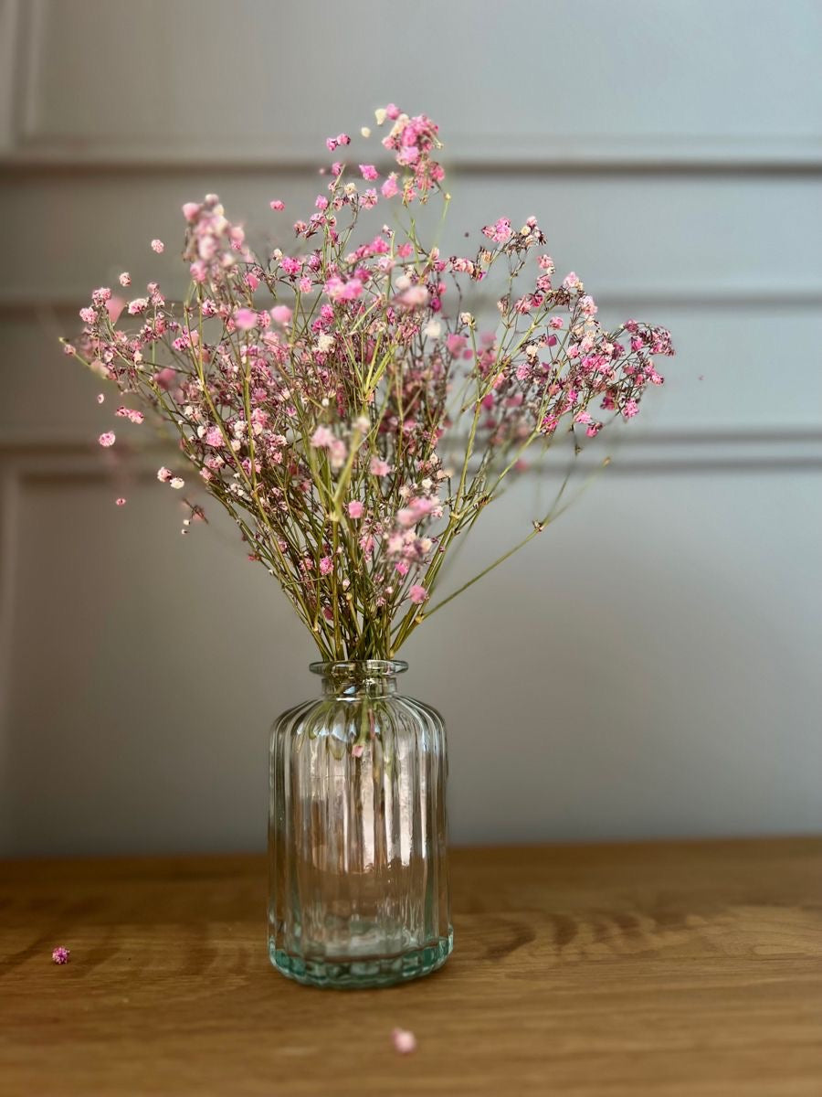 Mini Vase with Dried Baby’s Breath Flowers