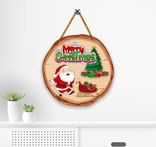 Merry Christmas Wooden Hanging