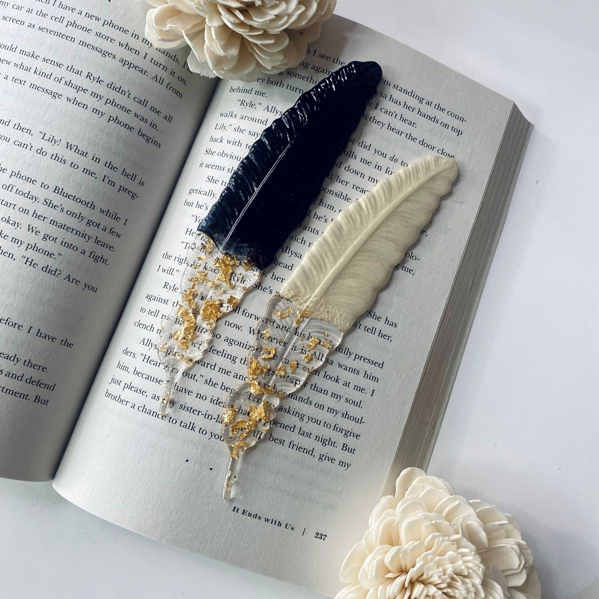 Feather Bookmarks