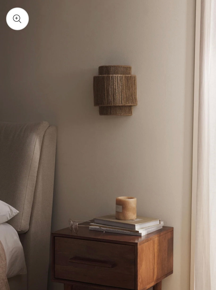 Wicker Wall Lamp