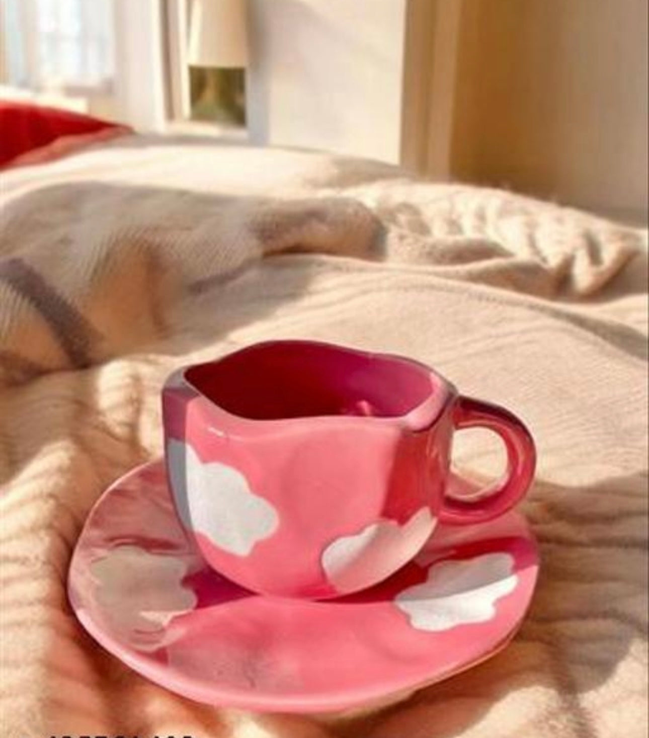 Pinterest Cloud Mug & Saucer Set