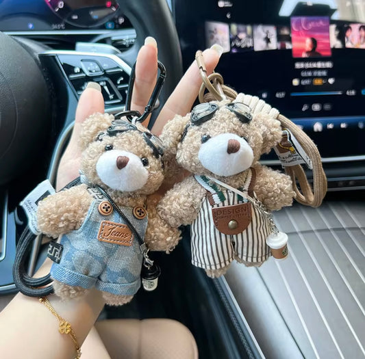 Premium Cute Outfits Teddy Keychain / Teddy Bag Charm