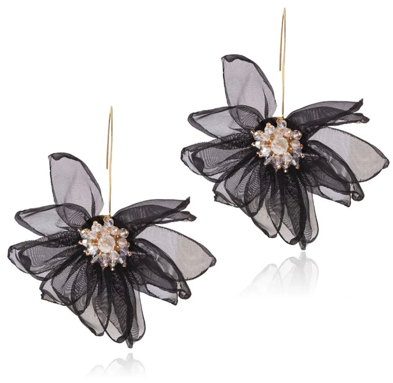 Korean Style Fairy Big Petal Earrings