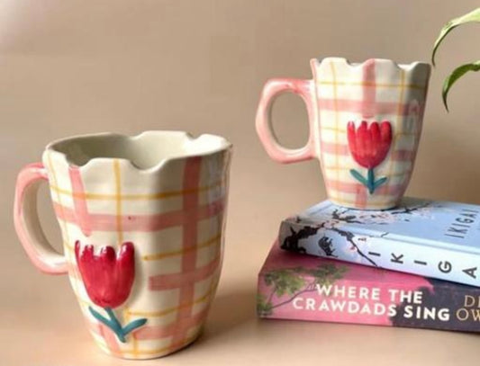 Peppy Tulip Mug - Set of 2