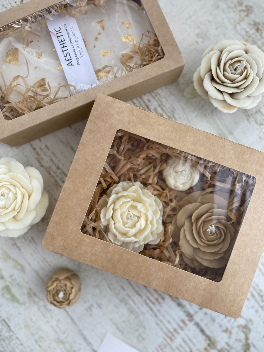 Rose Candles Gift Box