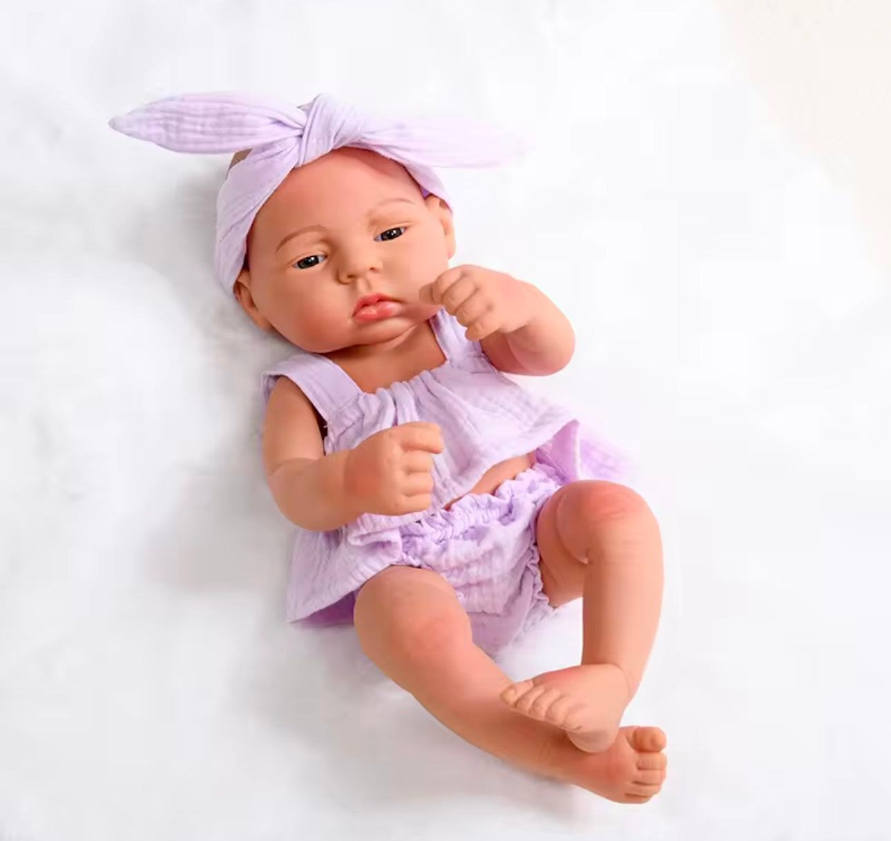 Realistic Newborn Baby Reborn Silicone Doll