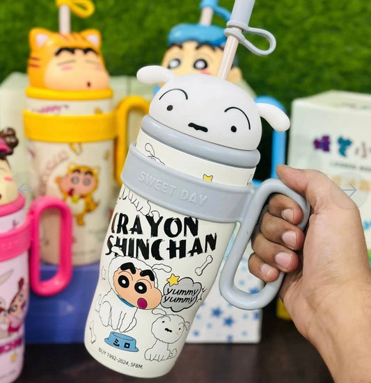 Limited Edition Shinchan Cartoon Insulated Sipper/Tumbler - 800 ml