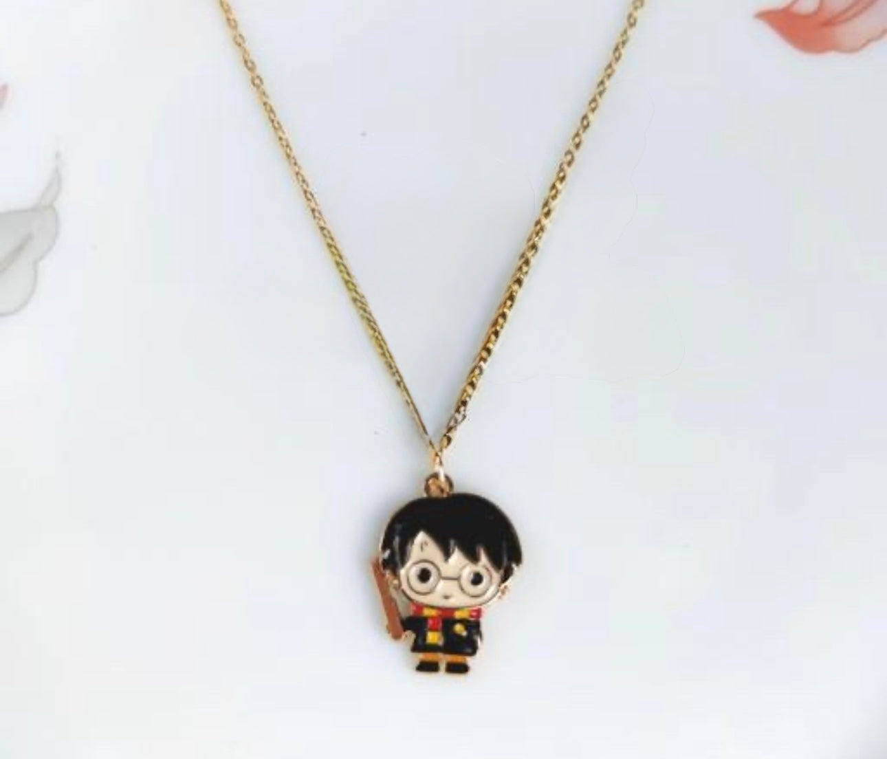 Exclusive Cute Harry Potter Minimalist Necklace Gold Plated