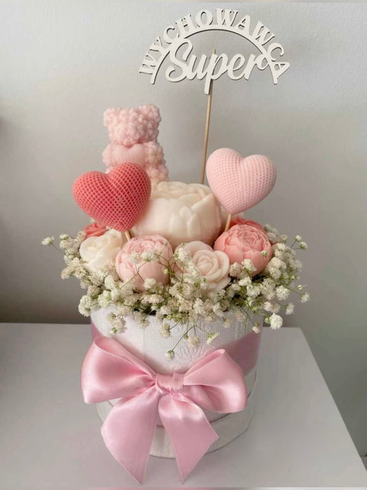 Luxe Assorted Candles Bouquet Gift Box