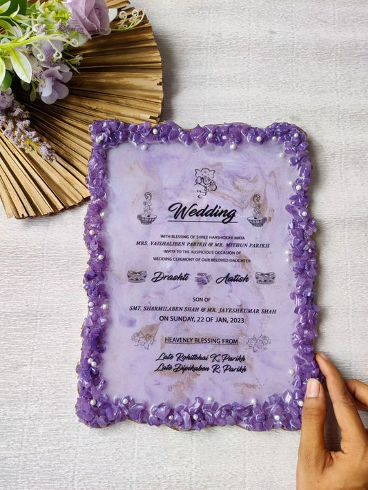 Customised Wedding Invitation Card