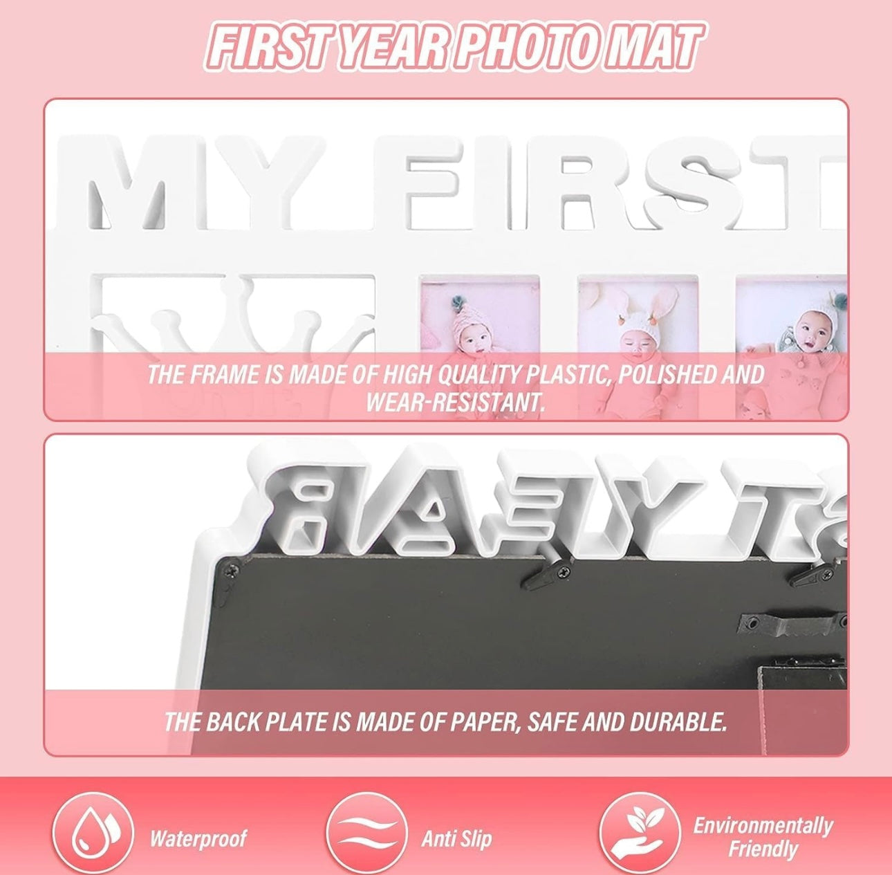 Baby First Year Photo Frame