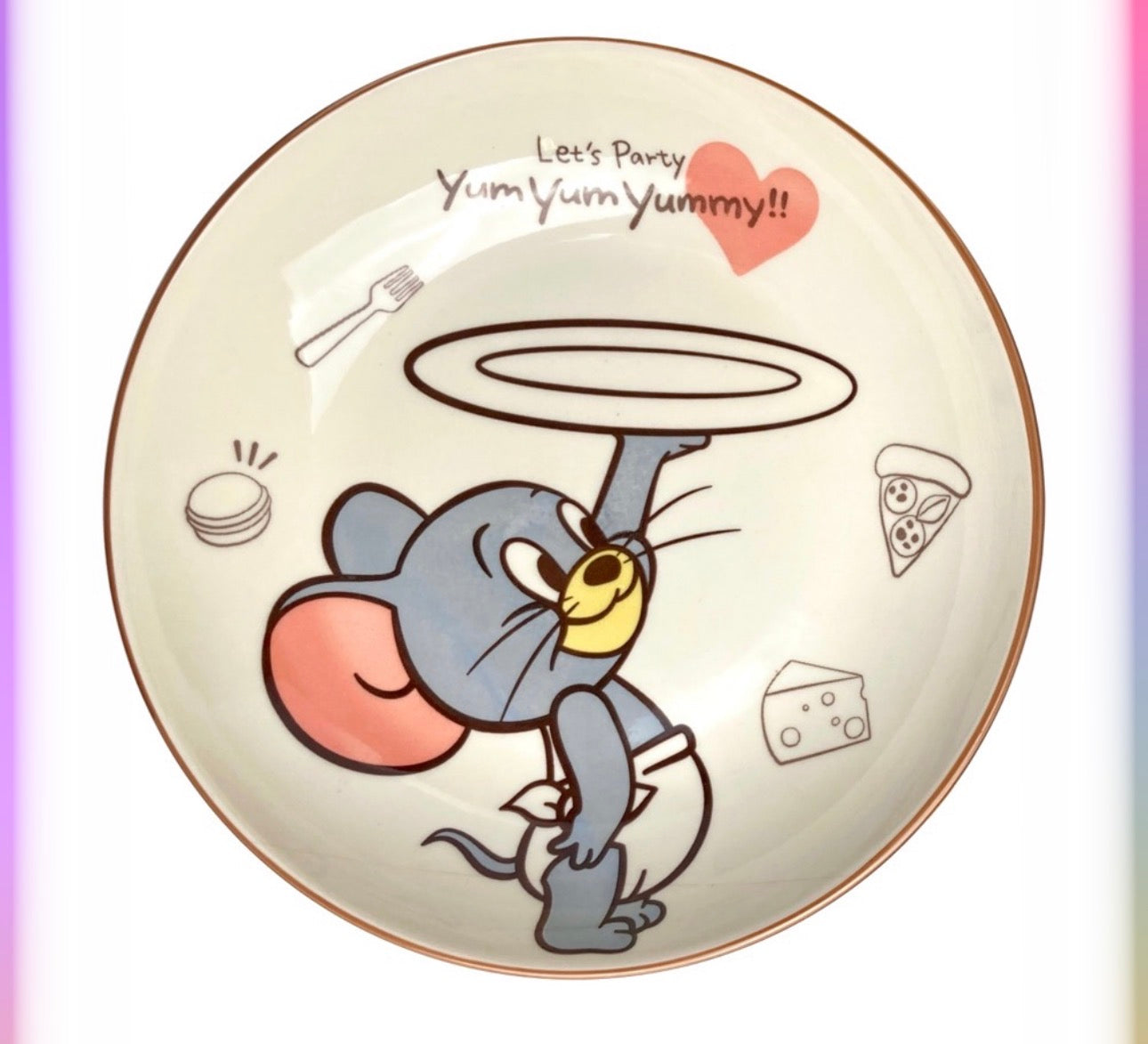 Adorable Tom & Jerry Pasta Bowl