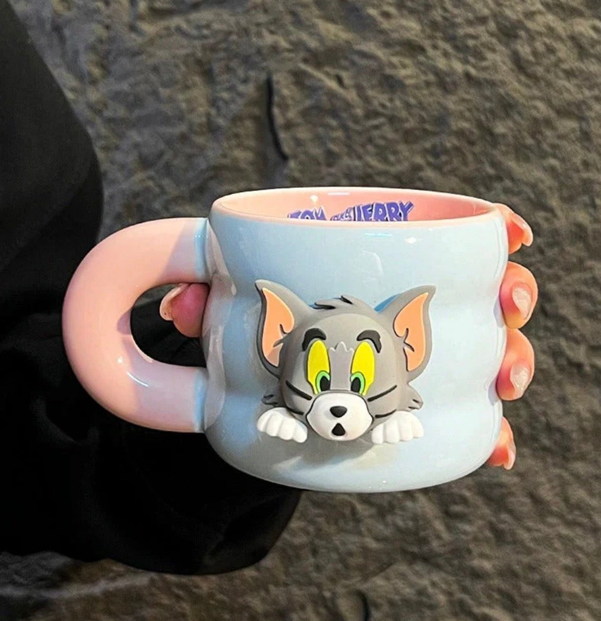 Exclusive Tom & Jerry Chunky Ceramic Mug