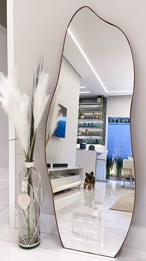 Aesthetic Blob Mirror with Sleek Frame - Only deliverable in Delhi/NCR